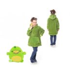 Hanoracul cu blana verde pentru copii