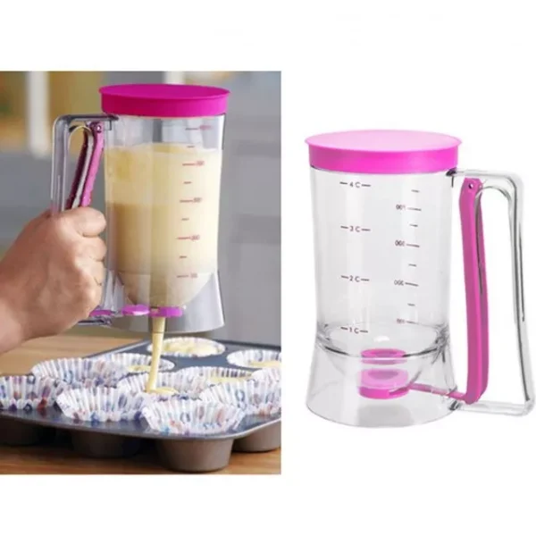 DISPENSER Dispenser pentru aluat de prajituri si clatite, cu cana gradata