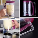 Dispenser pentru aluat de prajituri si clatite, cu cana gradata 2 Dispenser pentru aluat de prajituri si clatite, cu cana gradata