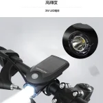 Lanterna pentru bicicleta cu incarcare solara