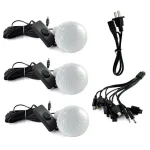 Kit Iluminare 3 becuri LED cu incarcare solara Camping GDlite 16