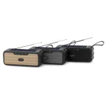  Boxa Portabila, Radio L8TD Neagra Bluetooth, USB+Lanterna cu incarcare solara