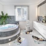 Covoare Pentru Baie, 3 Piese, Antiderapante model Marmura