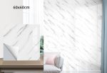 Placa autoadeziva pentru pardoseala sau perete tip marmura, impermeabila, 60 x 60 cm