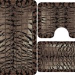 Covoare Pentru Baie, 3 Piese, Antiderapante model animal print tigru