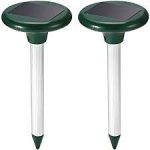 Dispozitiv Solar Anti-Daunatori, Cu Ultrasunete, Efecte Sonore Si Vibratii, Eficient Impotriva Rozatoarelor, Verde