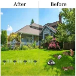 Dispozitiv Solar Anti-Daunatori, Cu Ultrasunete, Efecte Sonore Si Vibratii, Eficient Impotriva Rozatoarelor, Verde