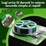 Rola cu sfoara de plastic pentru legat – 50 m 1 +1 cadou