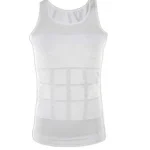 Maiou modelator Slim pentru barbati,alb 2 Maiou modelator Slim pentru barbati,alb