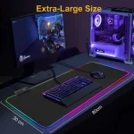 Mouse Pad gaming cu iluminare led rgb 80 x 30