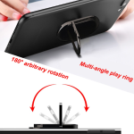 Bricheta electrica cu incarcare USB si inel de suport cu magnet pentru telefon