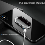 Bricheta electrica cu incarcare USB si inel de suport cu magnet pentru telefon