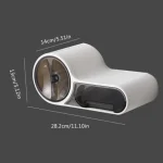 Suport de perete pentru hartie igienica si telefon + cu sertar depozitare 2 Suport de perete pentru hartie igienica si telefon + cu sertar depozitare