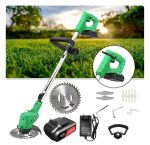 Motocoasa electrica cu 2 acumulatori + disc taietor de metal