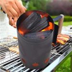 Aprinzator pentru carbuni gratar, grill sau brichete pentru semineu, din metal 4 Aprinzator pentru carbuni gratar, grill sau brichete pentru semineu, din metal