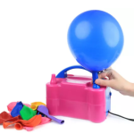 Pompa electrica de umflare a balonului portabila cu doua duze de 600 W 110V +1 set baloane cadou