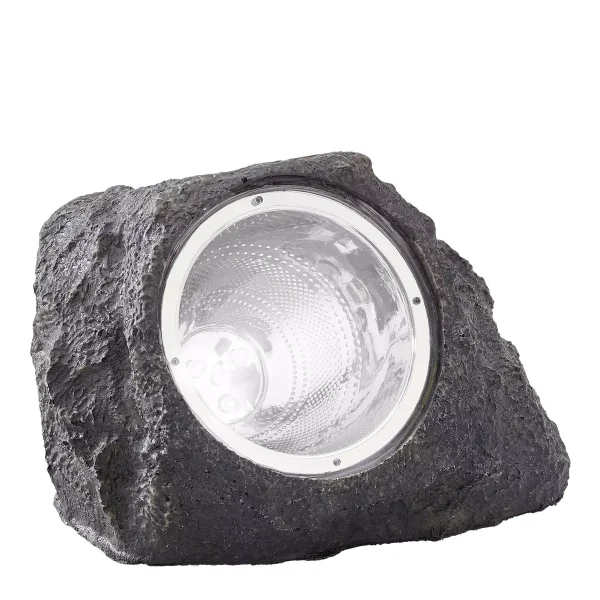 Lampa solara LED tip piatra, impermeabila