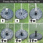 Fantana arteziana solara pentru gradina, IPX8,