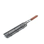 Set 2 coșuri pentru grătar antiaderent