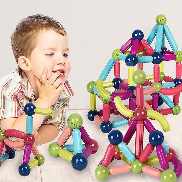 Set jucarii magnetice 3D pentru constructii, Magnetic Sticks