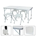 Masa camping cu 4 scaune 2 Masa camping cu 4 scaune