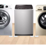 Set 4 picioruse antivibratie pentru masina de spalat,silicon transparent