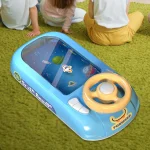 Joc simulator cu volan pentru copii 38 x 21cm 1 Joc simulator cu volan pentru copii 38 x 21cm