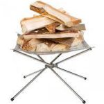 Gratar portabil din otel inoxidabil pentru camping, picnic, plaja