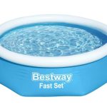 Piscina gonflabila, rotunda, 244 x 61 cm, 1880 L • Bestway + Boxa cadou!