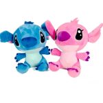 Set 2 Jucarii de Plus + 2 Brelocuri Stitch si Angel 3 Set 2 Jucarii de Plus + 2 Brelocuri Stitch si Angel