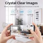 Camera ip, wifi, hd, tuya, cu senzor de miscare si aplicatie telefon, monitor video bebe