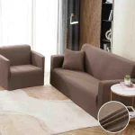 Husa Elastica pentru Fotoliu - Maro