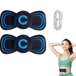 Mini aparat de masaj electric portabil, amelioreaza durerea, 1+1