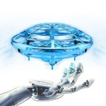 Mini drona OZN, Disc zburator interactiv cu Senzori infrarosu, lumina LED 6 Mini drona OZN, Disc zburator interactiv cu Senzori infrarosu, lumina LED