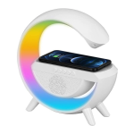 STATIE INCARCARE WIRELESS 3 IN 1 CU LAMPA RGB SI BOXA BLUETOOTH