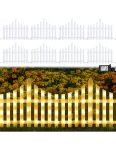 Gard decorativ cu led , 2.80m, cu 8 moduri de iluminare, 220W, pentru interior sau exterior