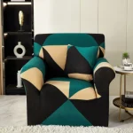 Husa Elastica pentru Fotoliu - Verde 1 Husa Elastica pentru Fotoliu - Verde