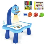 Masuta pentru desenat cu proiector si diapozitive - ALBASTRA 1 Masuta pentru desenat cu proiector si diapozitive - ALBASTRA