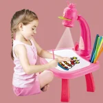 Masuta pentru desenat cu proiector si diapozitive - ALBASTRA 6 Masuta pentru desenat cu proiector si diapozitive - ALBASTRA