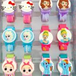 Ceas electronic pentru fetite cu personaje din Desene Animate