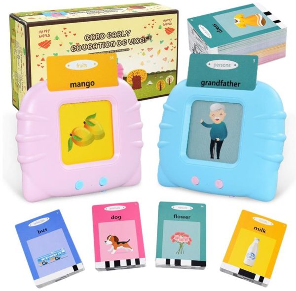 WhatsApp Image 2024-01-29 at 13.23.12 (1) Set 1+1 Aparat de invatat limba engleza cu 112 carduri pentru copii