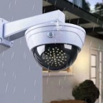 Lampa solara inteligenta cu senzor de miscare – stil camera video falsa, SR-2118B, culoare alb