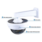 Lampa solara inteligenta cu senzor de miscare – stil camera video falsa, SR-2118B, culoare alb