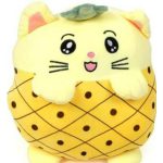 Paturica pufoasa cu jucarie de plus multifunctionala, Model Ananas, Galben 4 Paturica pufoasa cu jucarie de plus multifunctionala, Model Ananas, Galben