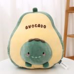 Paturica pufoasa cu jucarie de plus multifunctionala, Model Avocado, 170cmx100cm