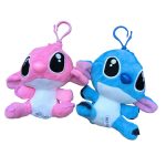 Set 2 Jucarii de Plus + 2 Brelocuri Stitch si Angel 4 Set 2 Jucarii de Plus + 2 Brelocuri Stitch si Angel