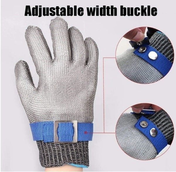 Set Manusa anti taiere, din plasa,otel inoxidabil, macelari/bucatari