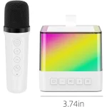 Difuzor Karaoke cu 2 microfoane wireless, bluetooth 5.3 5 Difuzor Karaoke cu 2 microfoane wireless, bluetooth 5.3