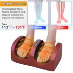 Aparat de masaj picioare, cu functie de incalzire, intensitate ajustabila, roz inchis