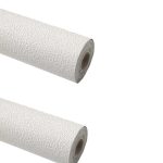 Set 2x Rola Tapet 3D Autoadeziv, Design In Relief, Culoare Alb, Dimensiune 280 x 50 cm, 2.4 mm